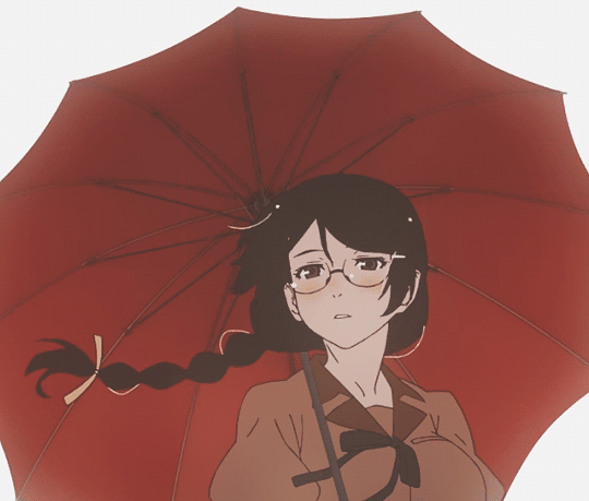 Crimson umbrella